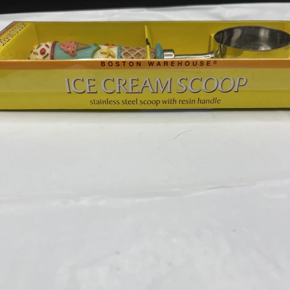 New Vtg 1998 Boston Warehouse Lillian Vernon Ice Cream Scoop 78160 Retro Kitsch